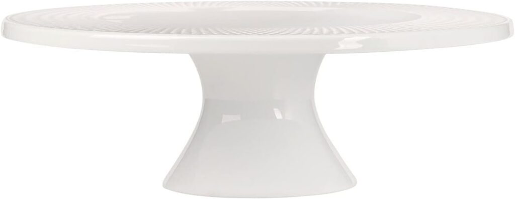 Maxwell & Williams White Basics Diamonds Pedestal Cake Stand, 25cm