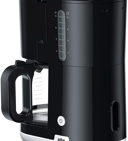 Braun Breakfast1 AromaCarafe Filter Coffee Maker, 10 Cup