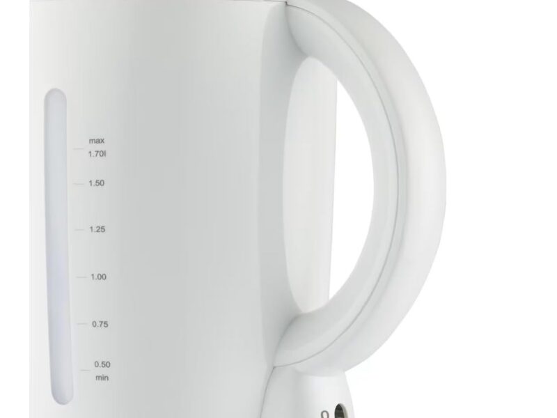 1.7L White Cordless Electric Kettle