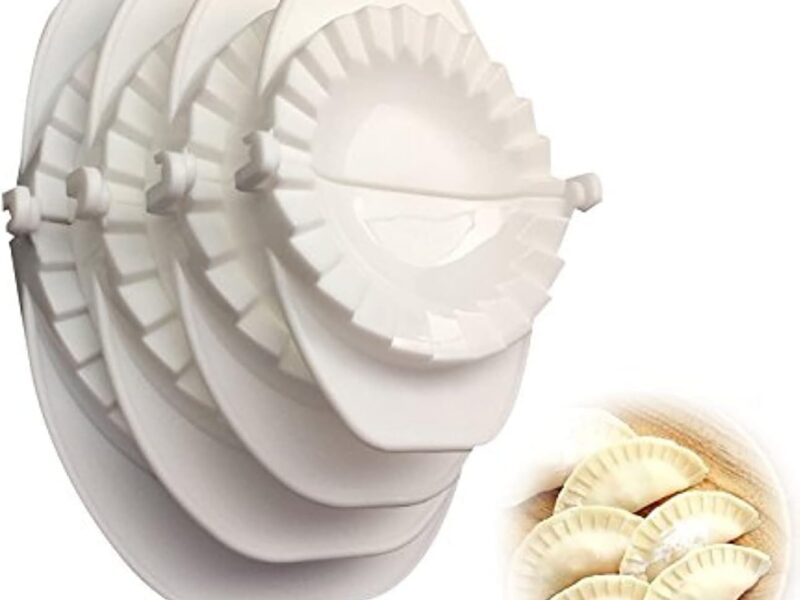 4 Piece Pastry Press and Dumpling Mold Set