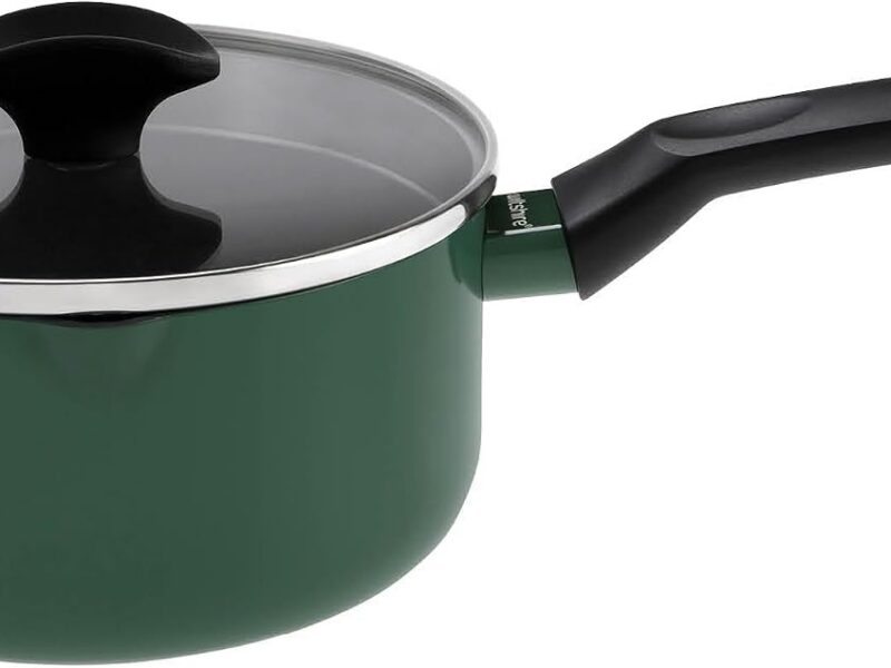Wiltshire PureCook Ceramic Nonstick Saucepan, 18cm with Glass Lid