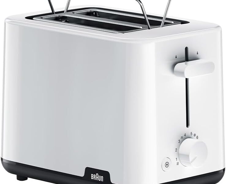 Braun Essentials Breakfast Series 1 Toaster, White