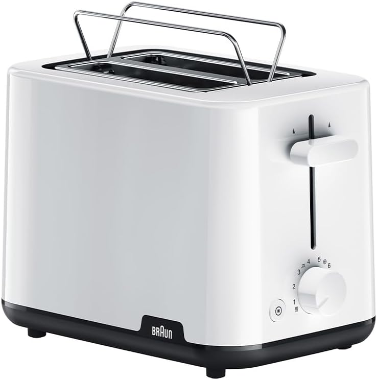 Braun Essentials Breakfast Series 1 Toaster, White