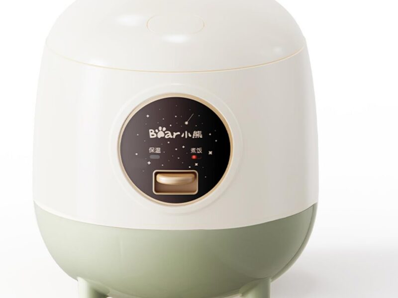 TECHBEAR 1.2L Portable Mini Rice Cooker