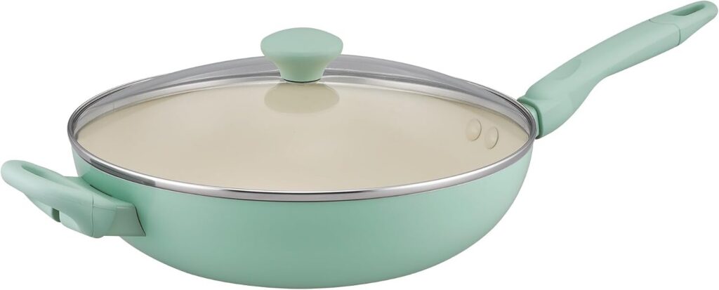 RACO SmartStart Ceramic Nonstick Covered Stir Fry Pan, 30cm