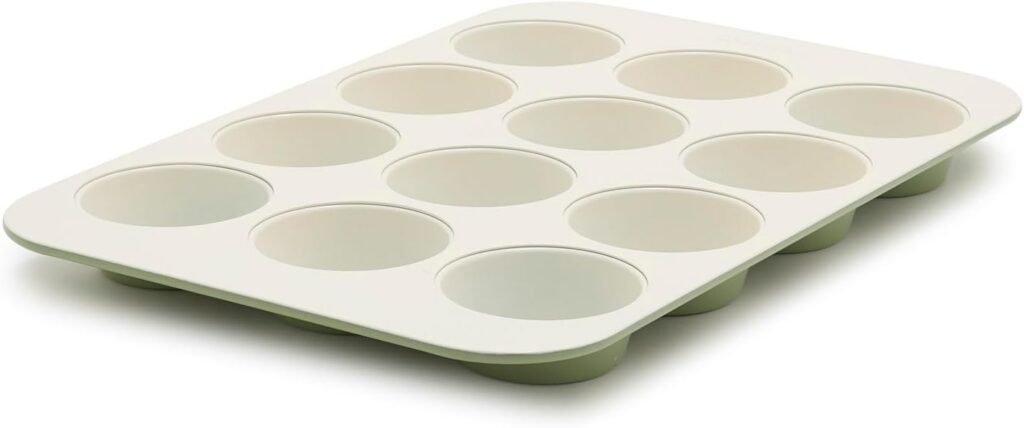 GreenPan Reserve Ceramic Nonstick Cupcake Tin, 12 Cup