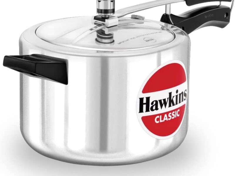 Hawkins Classic Aluminium Pressure Cooker, 5L