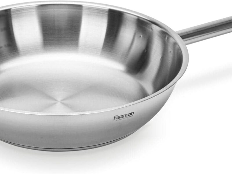 Fissman Stainless Steel Induction Frying Pan, 24cm