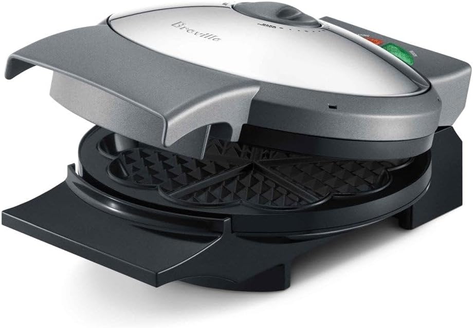 Breville the Crisp Control Waffle Maker, BWM250BSS, Brushed Stainless Steel