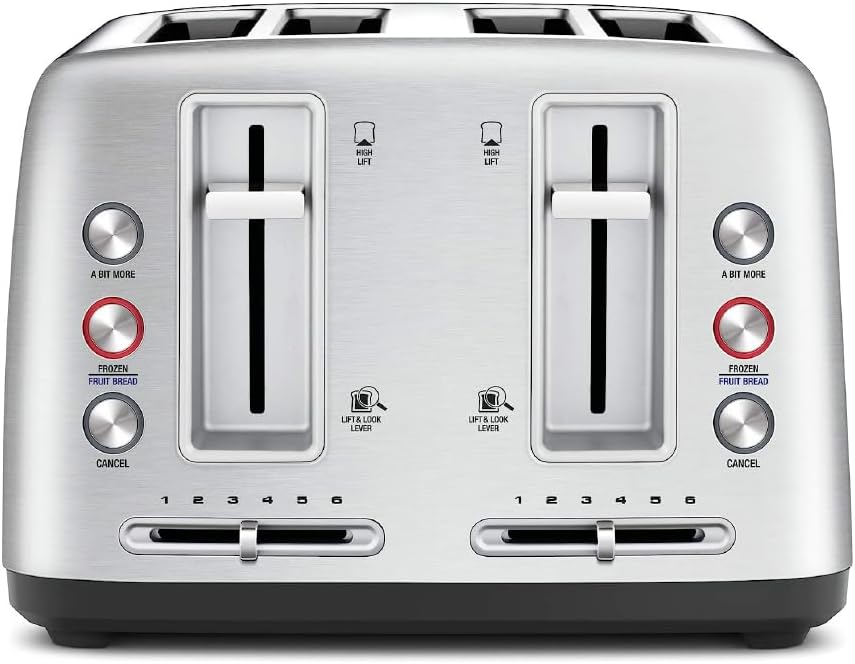 Breville Toast Control 4 Slice Toaster, Stainless Steel