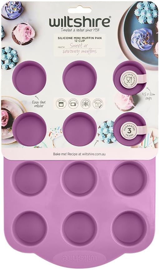 Wiltshire Silicone Mini Cupcake Mould, 12 Cup