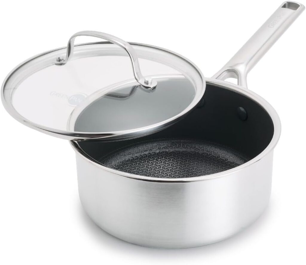 GreenPan APEX Ceramic Nonstick Saucepan, 18cm, 2.01L with Cover