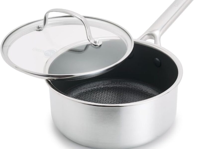 GreenPan APEX Ceramic Nonstick Saucepan, 18cm, 2.01L with Cover