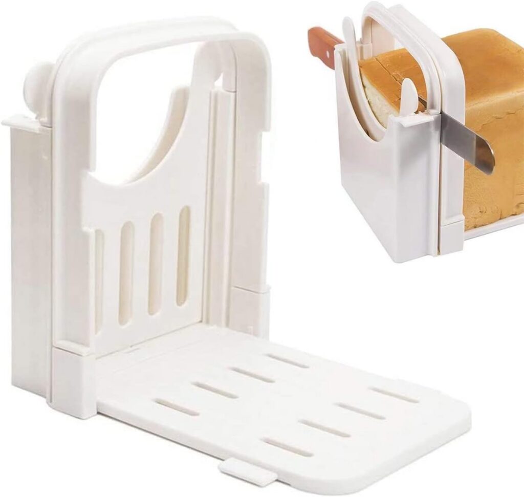 Folding Adjustable Plastic Bread Slicing Guide