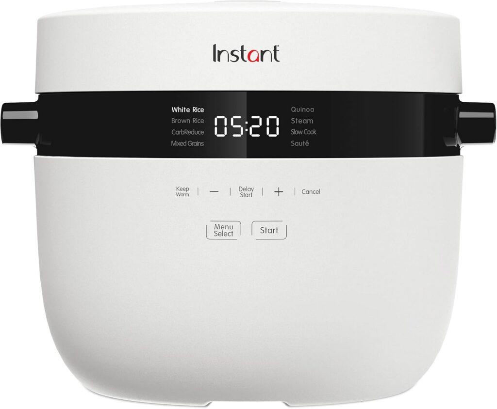 Instant Pot Rice Cooker 10 Cup with CarbReduce Technology