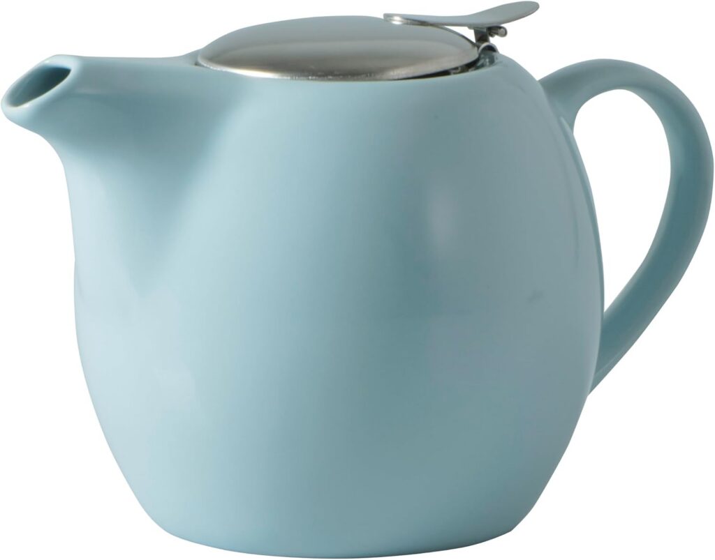 Avanti Camelia Cafe-Style Teapot, Duck Egg Blue