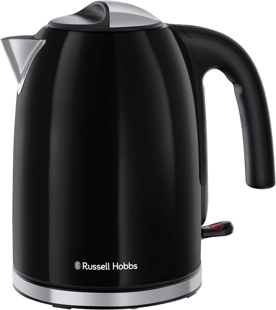 Russell Hobbs Colours Plus 1.7L Black Kettle