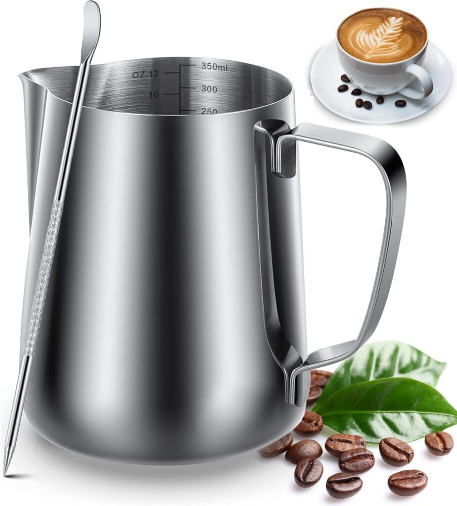 Mumoo Bear 350ml Frothing Pitcher with Art Pen