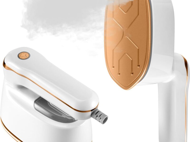 2-in-1 Travel Clothes Steamer Iron, 1100W