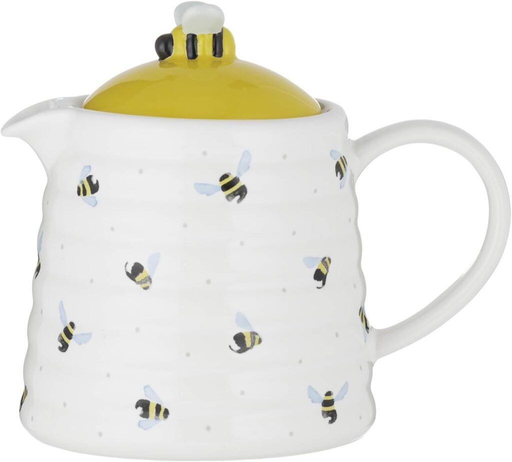 Price & Kensington Sweet Bee Four-Cup Stoneware Teapot