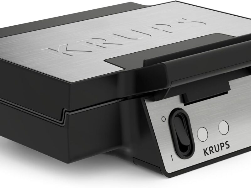 Krups FDK261 850W Ceramic Non-Stick Waffle Maker