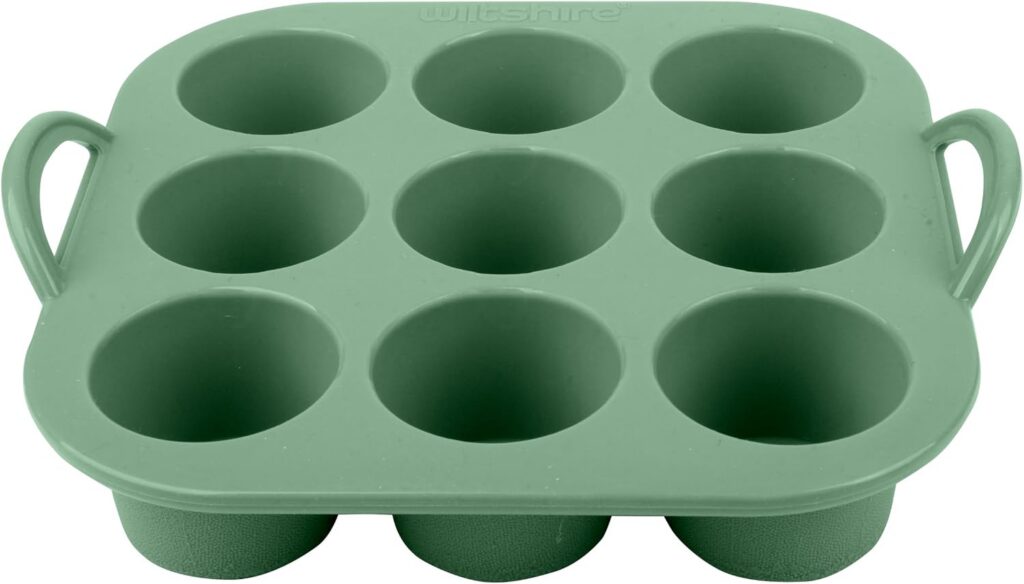 Wiltshire Air Fryer Silicone Mini Cupcake Mould, 9 Cup