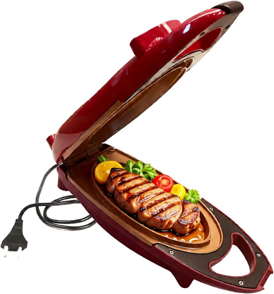 CleverChef 800W Multicooker, Non-Stick Sandwich and Dessert Maker