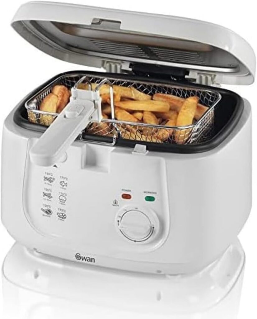 Swan SD6080N 2.5L Deep Fat Fryer, White