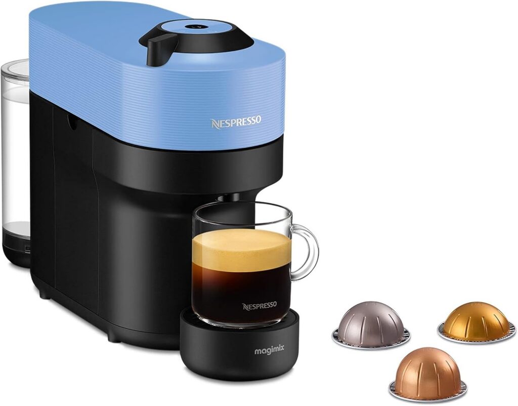Nespresso Vertuo Pop Pod Machine, Pacific Blue