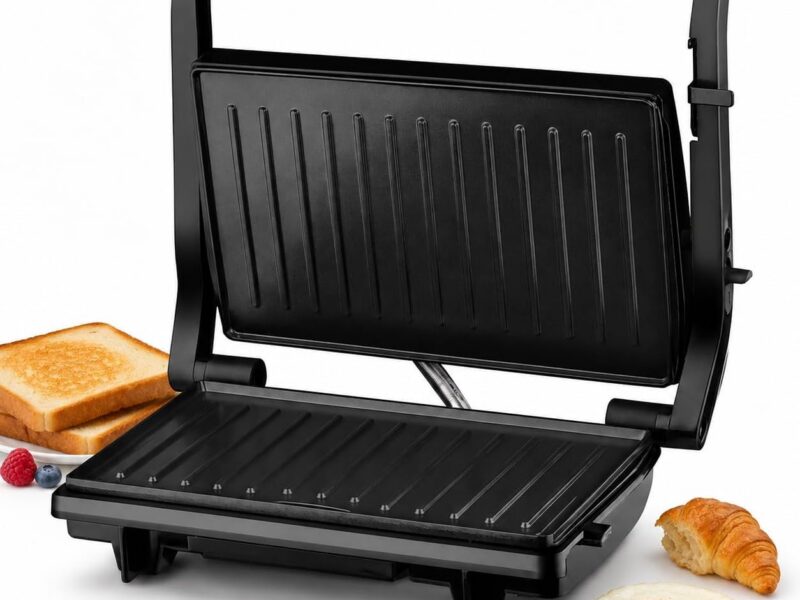 Dederwern 2000W Floating Hinge Sandwich Press