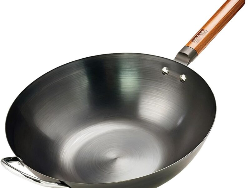 ZHANG XIAO QUAN Carbon Steel Wok Pan, 34cm Uncoated