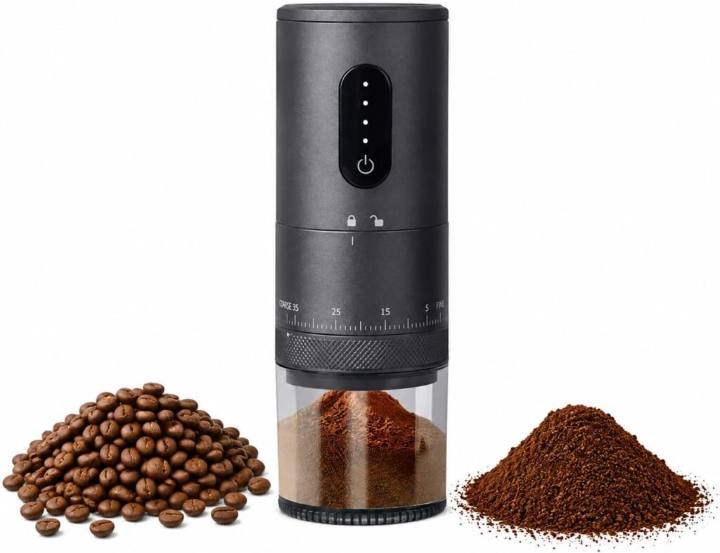 Suewow 38 Setting Rechargeable Burr Coffee Grinder
