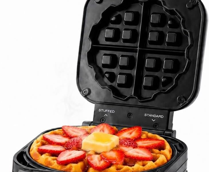 Curtis Stone Flip N’ Fill Waffle Maker DW450