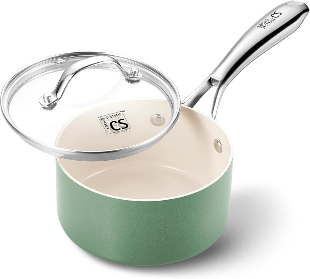 KOCH SYSTEME CS Ceramic Nonstick Saucepan, 16cm with Lid