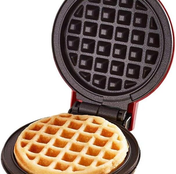 Mini Round Non-Stick Waffle Maker