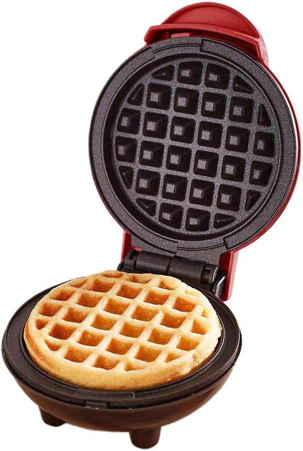 Mini Round Non-Stick Waffle Maker