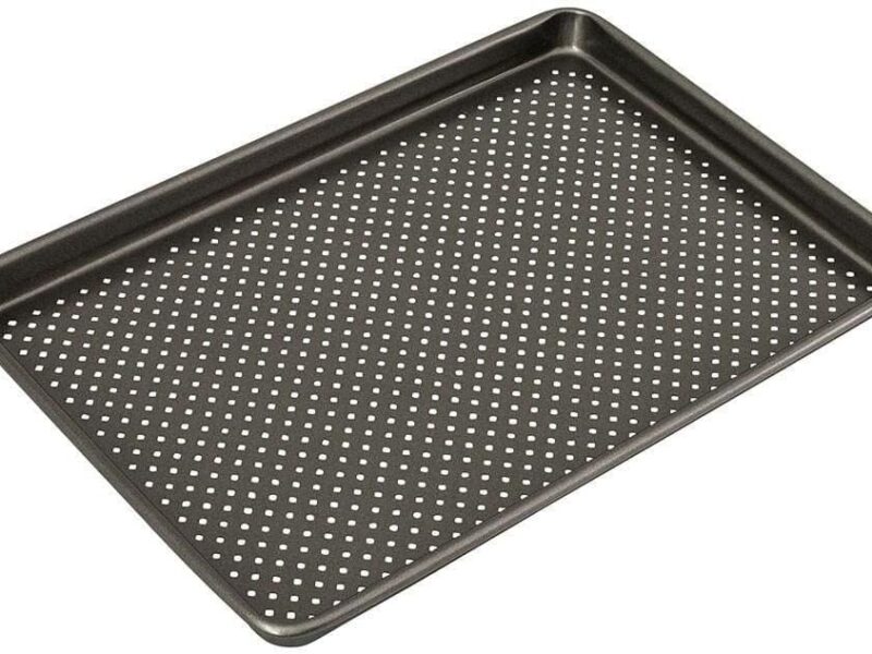 Bakemaster Perfect Crust Perforated Baking Tray, Large