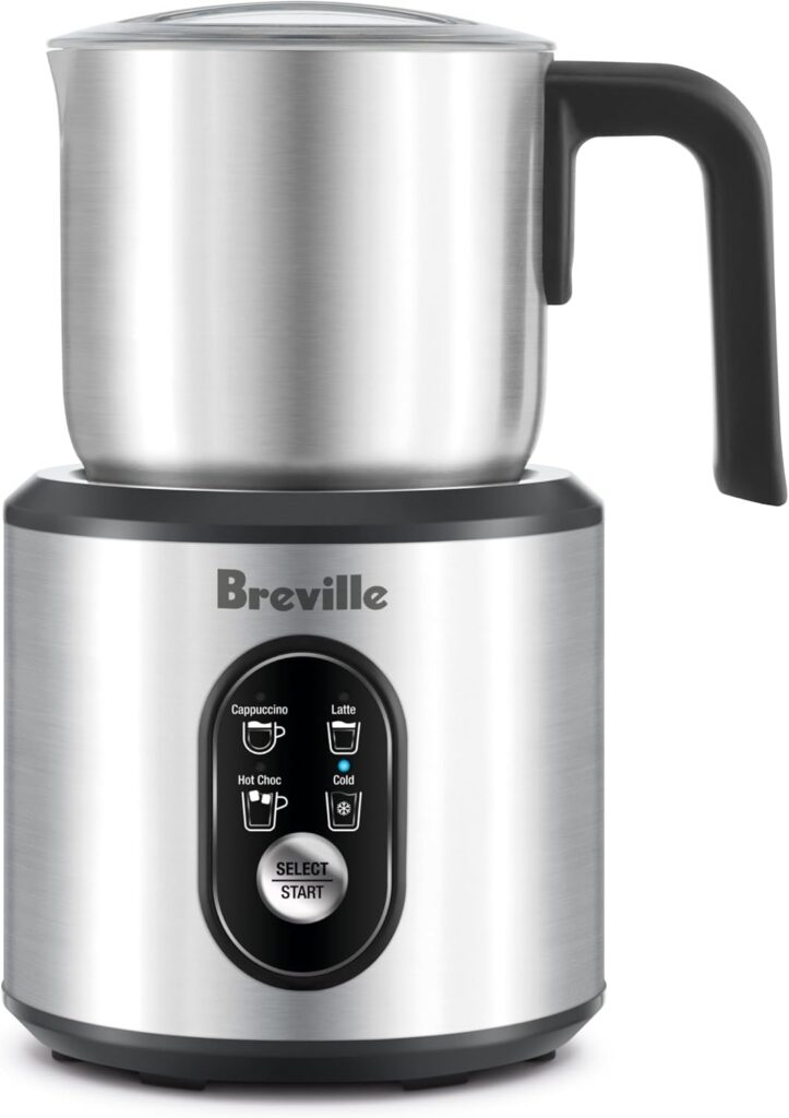 Breville Choc & Cino Brushed Steel Milk Frother