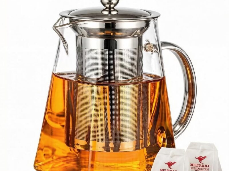 Stovetop Borosilicate Infuser Tea Pot, 750ml