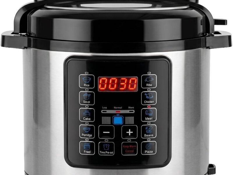 COLOMI 6L Electric Pressure Cooker with 10 Preset Functions