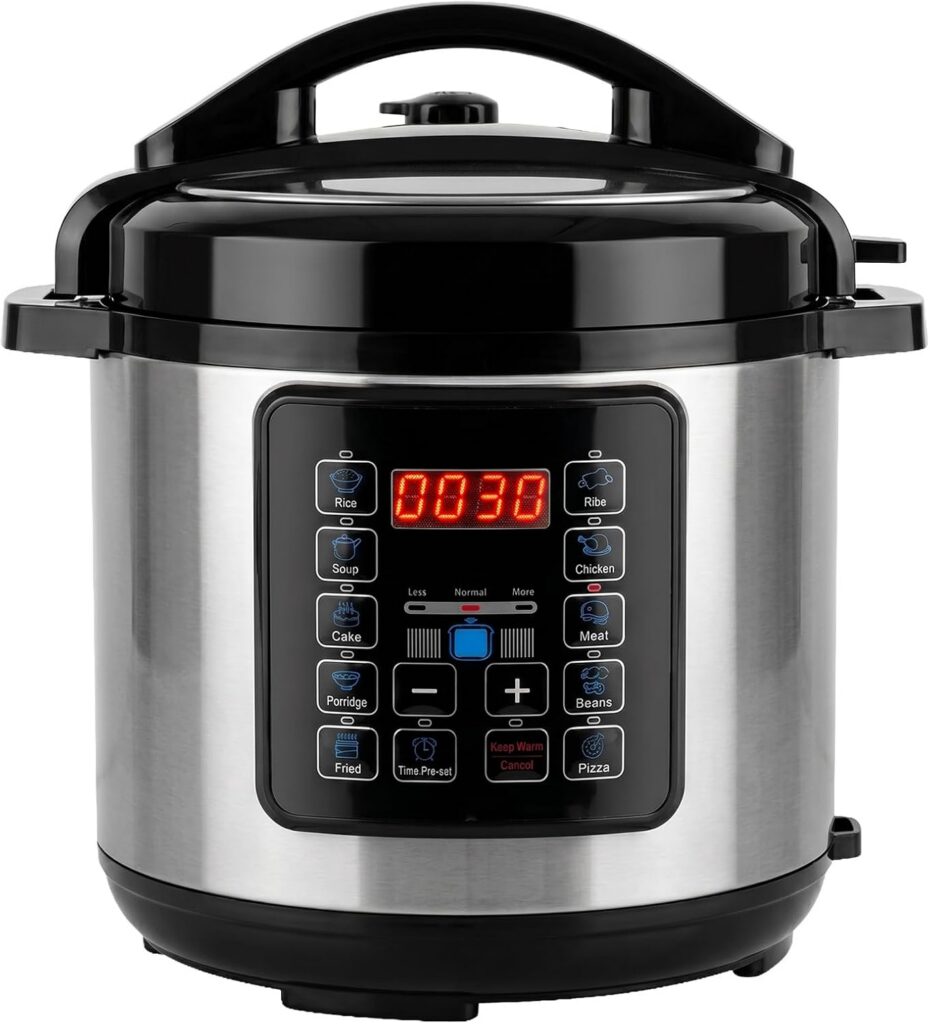 COLOMI 6L Electric Pressure Cooker with 10 Preset Functions