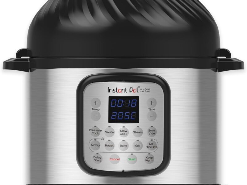 Instant Pot Duo Crisp Air Fryer, 11-in-1 Multicooker