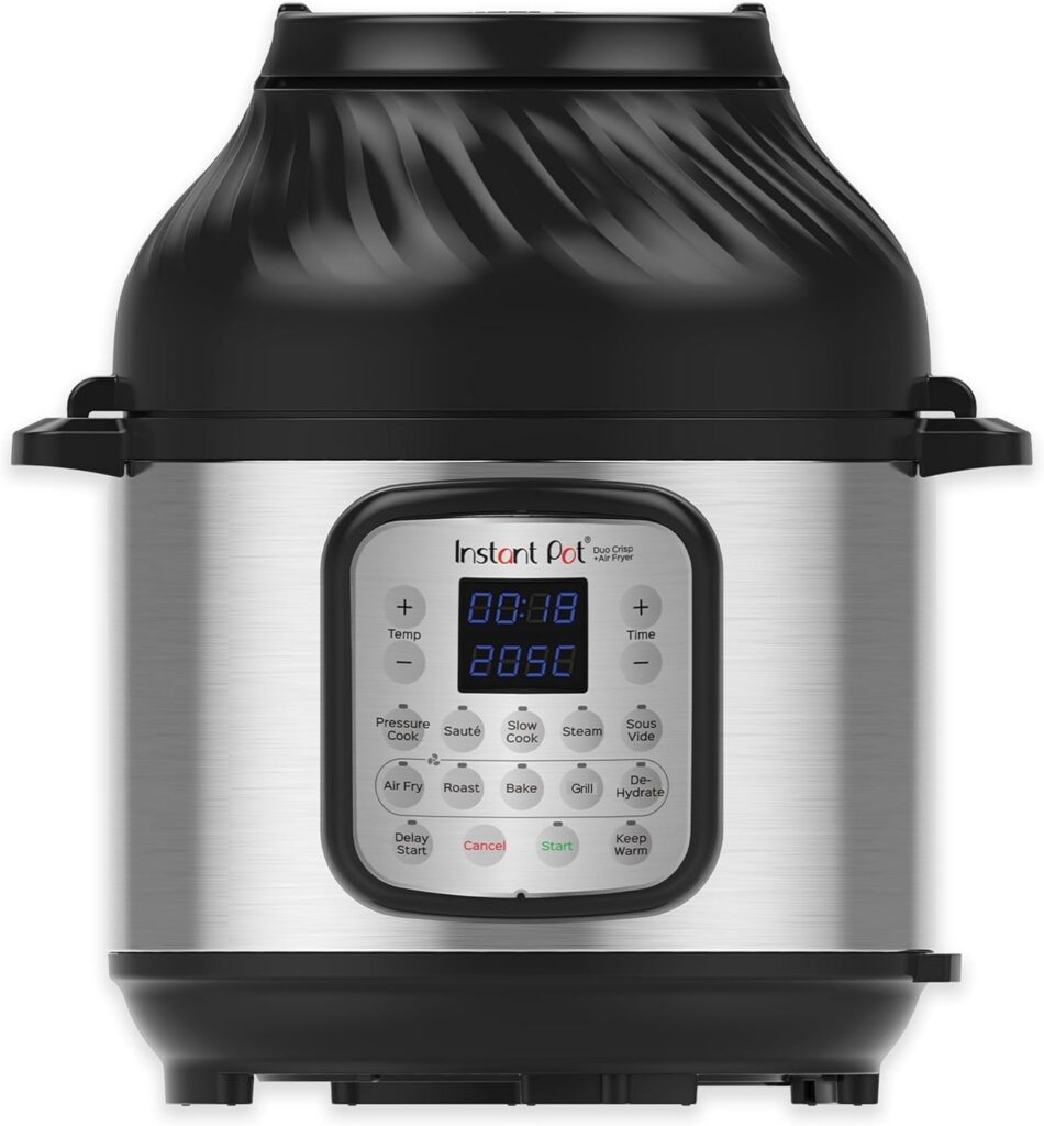 Instant Pot Duo Crisp Air Fryer, 11-in-1 Multicooker