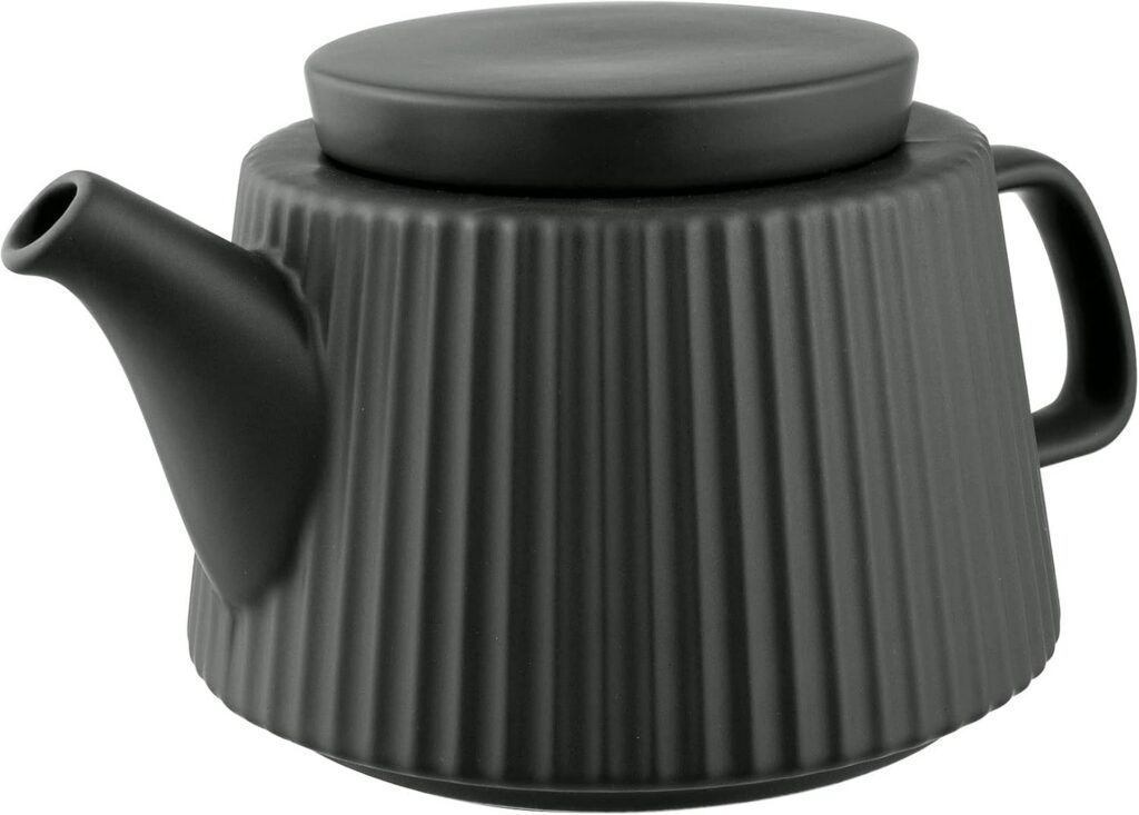 Avanti Sienna Ribbed Stoneware Tea Pot