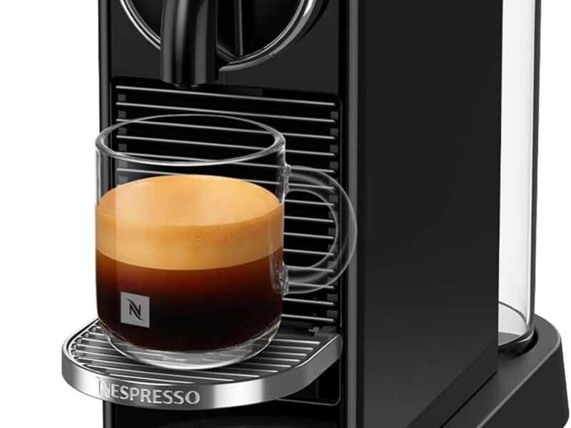 Nespresso CitiZ Retro Capsule Coffee Maker, Black