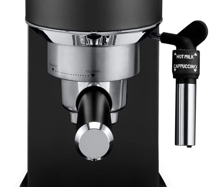 De’Longhi Dedica Black Pump Espresso Maker, EC685