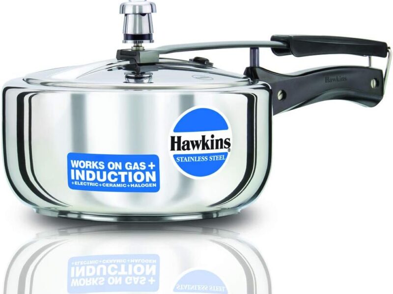 Hawkins Stainless Steel Wide Pressure Cooker