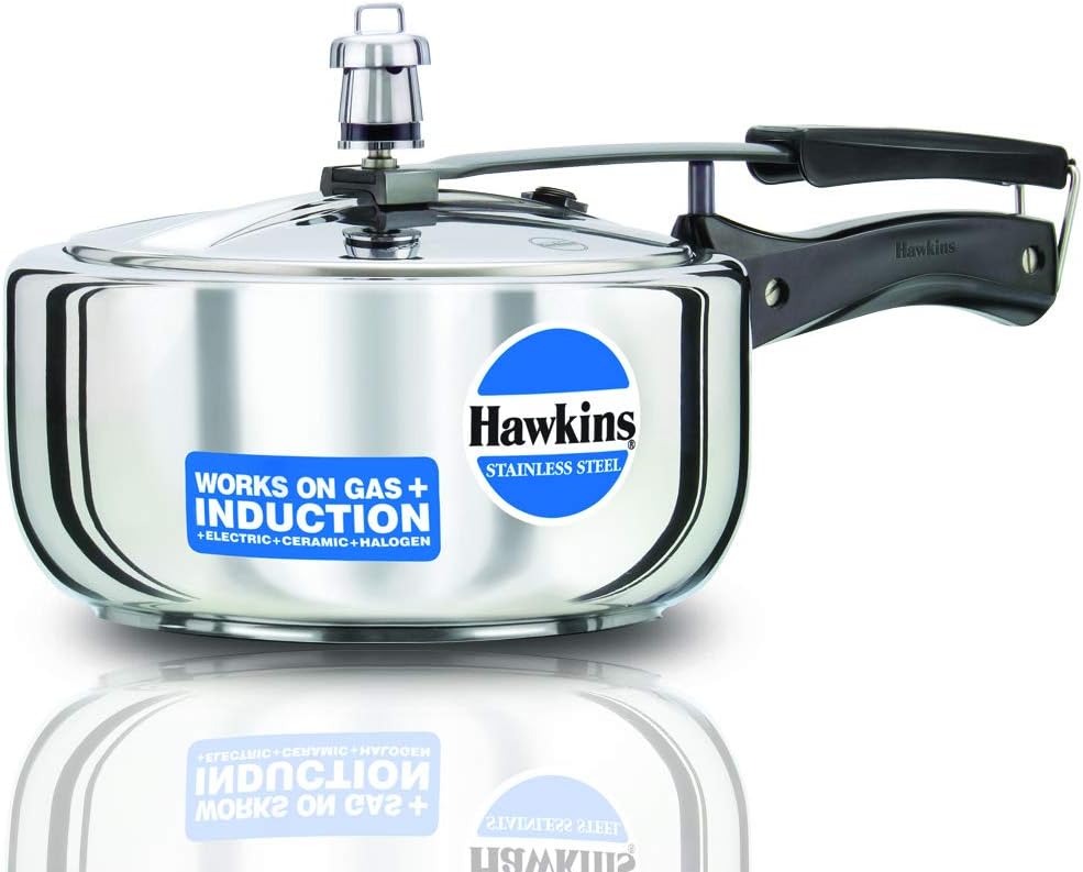 Hawkins Stainless Steel Wide Pressure Cooker