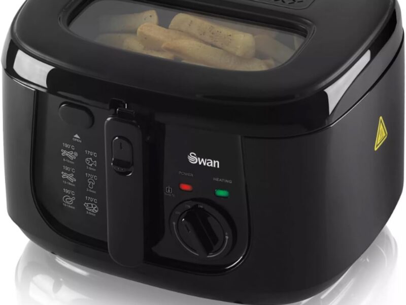 Swan SD6080BLKN 2.5L Deep Fat Fryer, Black