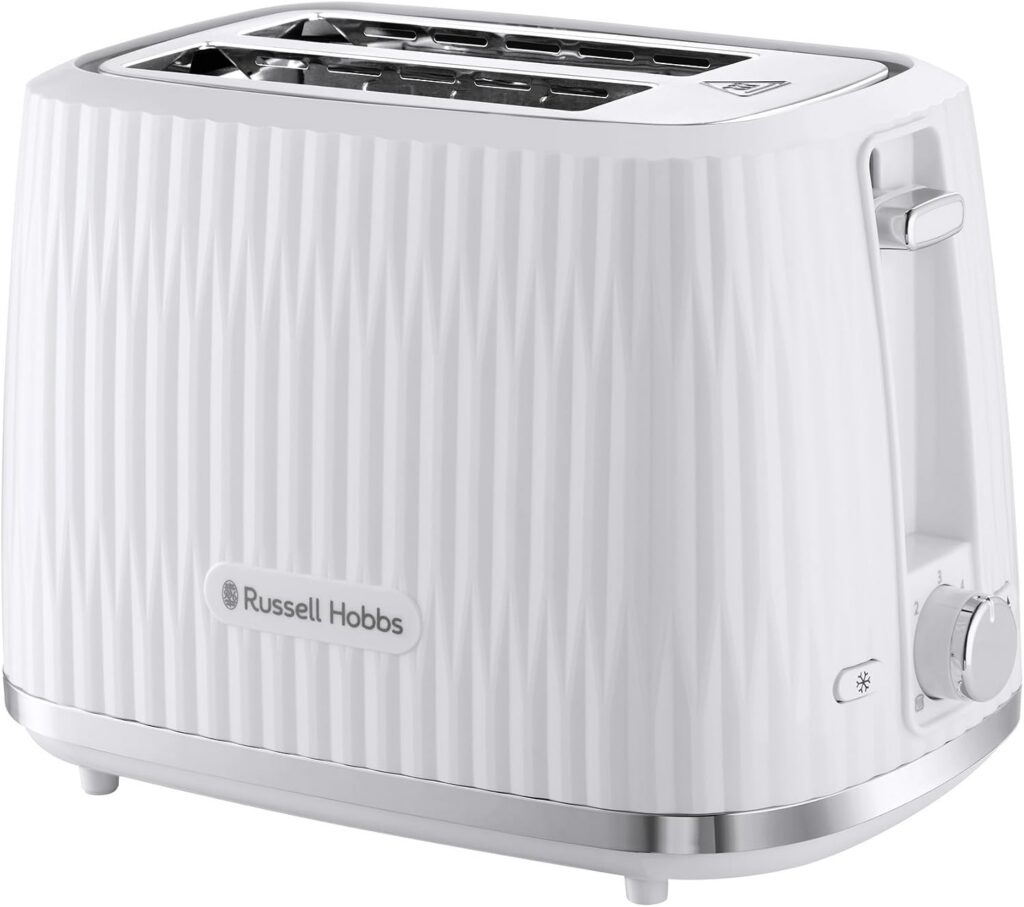 Russell Hobbs Eden 2 Slice Toaster, Textured Design